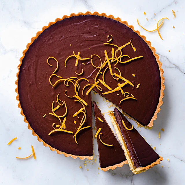 3-Step Chocolate Orange Tart