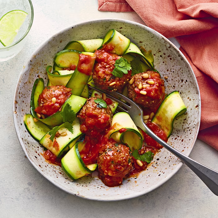 Baked Quinoa and Lamb Meatballs