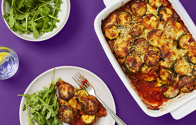 Easy Courgette Parmigiana