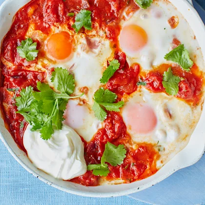 Spicy Tomato Baked Egg