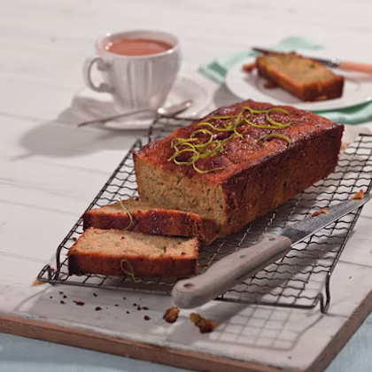Sticky Lime & Courgette Loaf