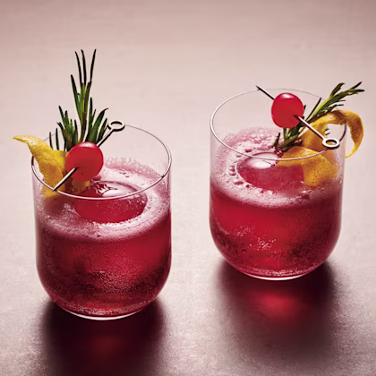Cherry Amaretti Soda Mocktail