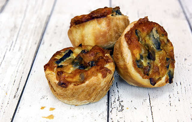 Cheese & Mushroom Tarts