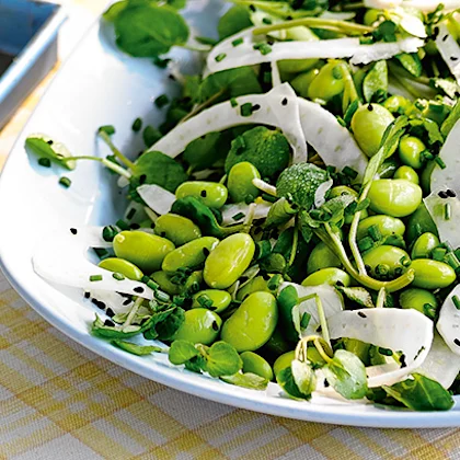 Edamame and fennel salad