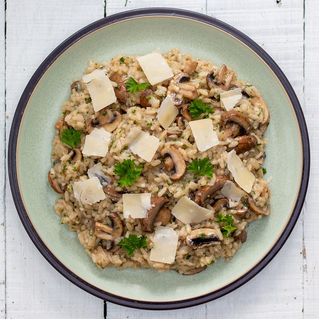 Smoky Mushroom Risotto