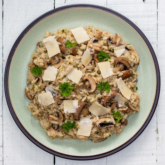 Smoky Mushroom Risotto