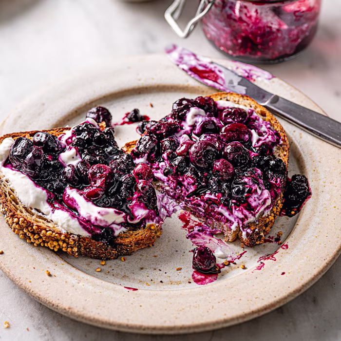 Jammy Roasted Blueberries