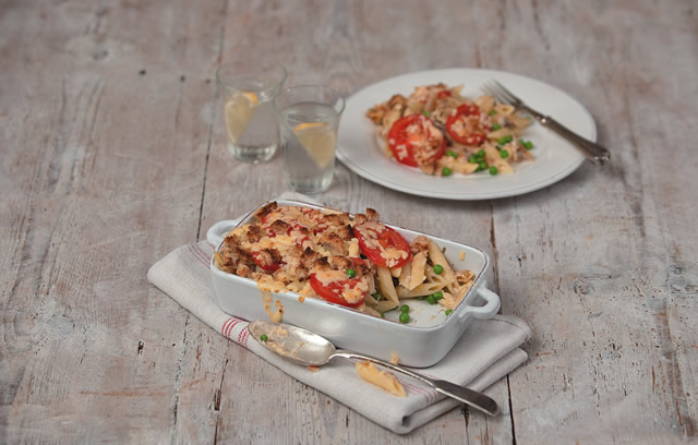 Smoked Mackerel Pasta Bake