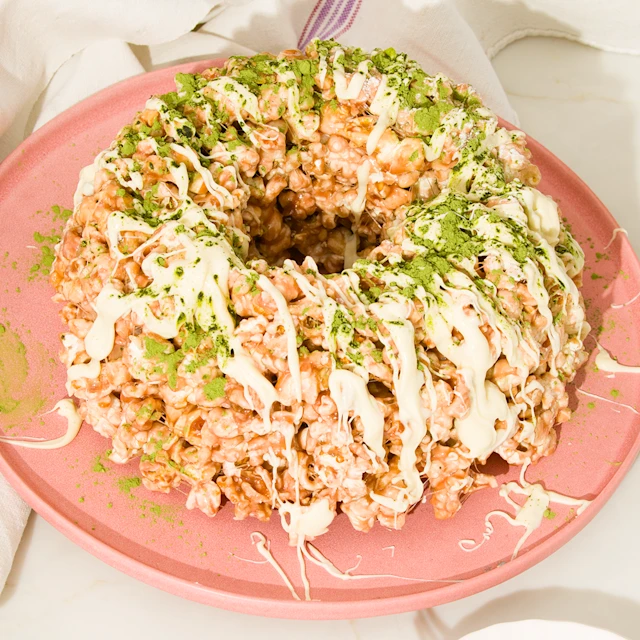Matcha Popcorn Cake