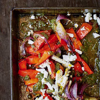 Butternut Squash with Sage & Walnut Pesto