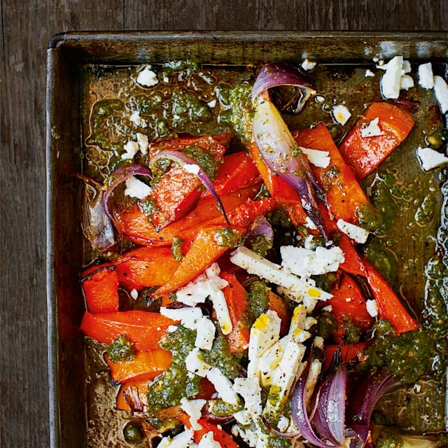 Butternut Squash with Sage & Walnut Pesto