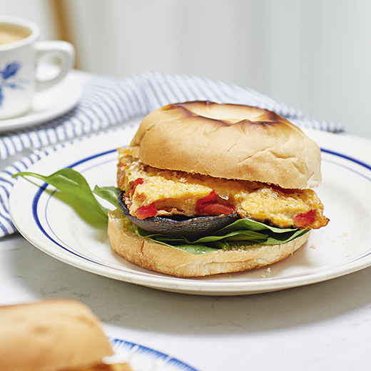 Tortilla and Mushroom Breakfast Muffins