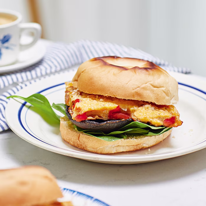 Tortilla and Mushroom Breakfast Muffins