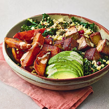 Millet Buddha Bowl with Tahini Dressing