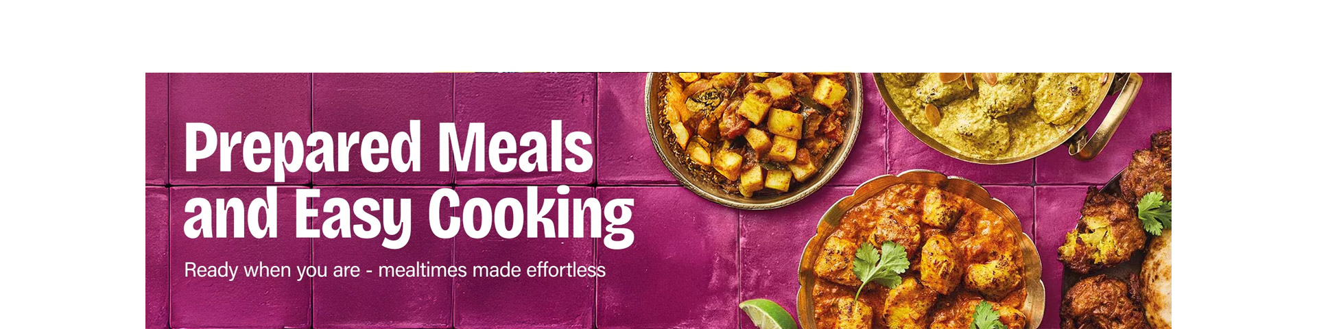 Prepared Meals and Easy Cooking