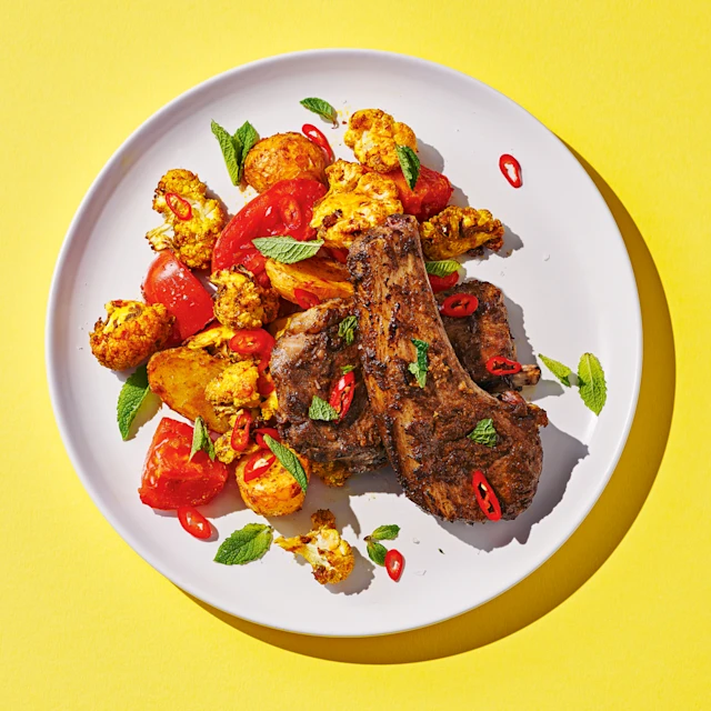 Air Fryer Masala Lamb Chops