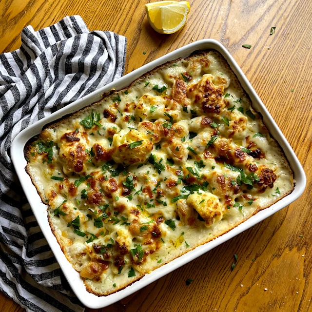 Double Cauliflower Gnocchi Cheese
