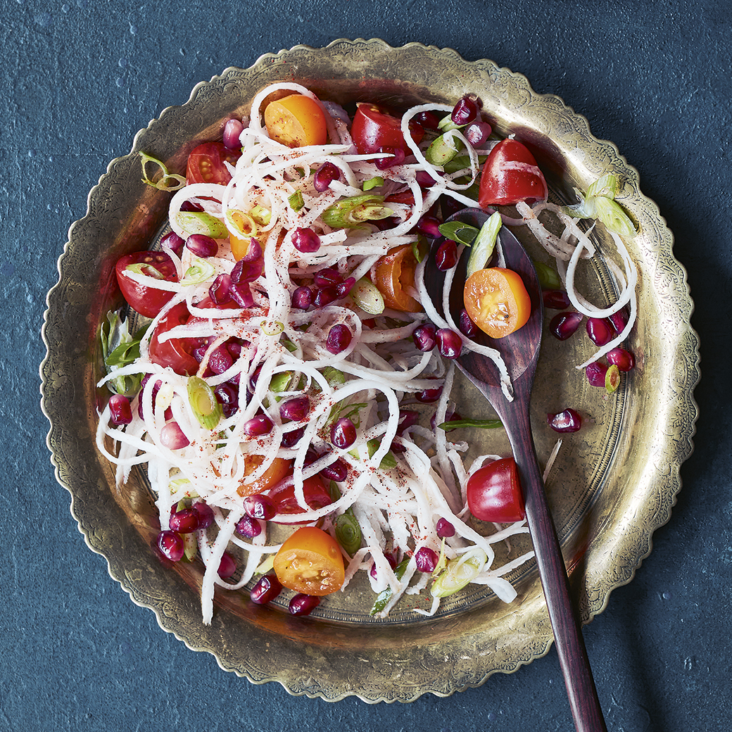 Tomato and Mooli Salad