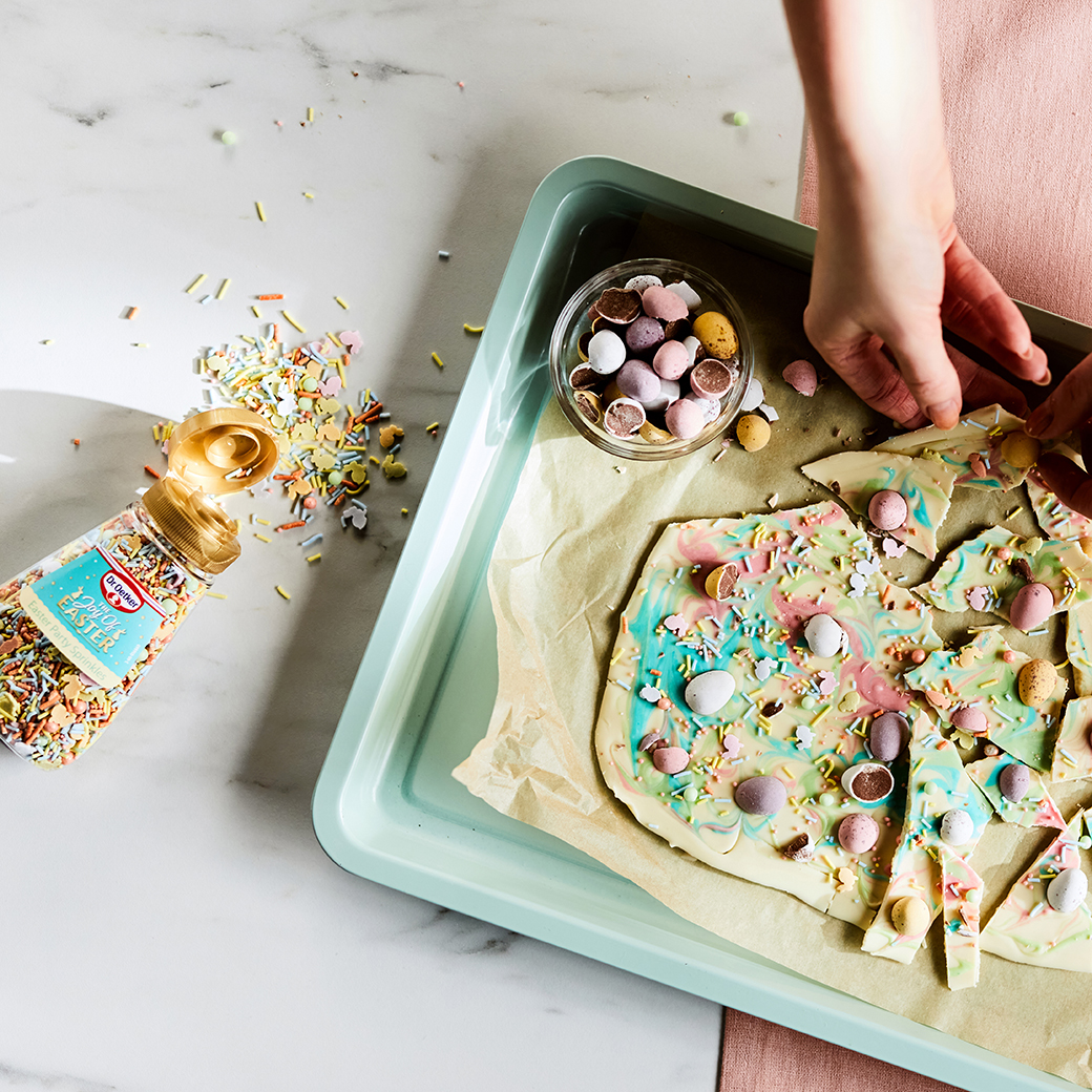 Easter White Chocolate Bark