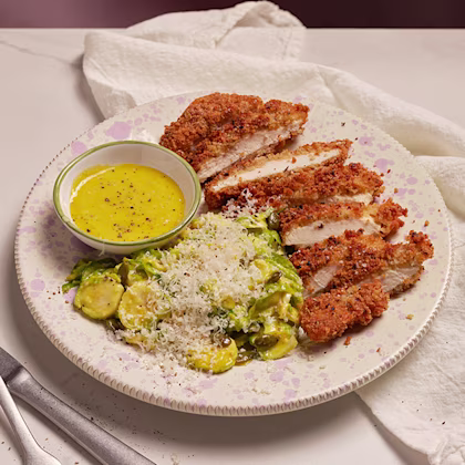 Brussel Caesar with Schnitzel
