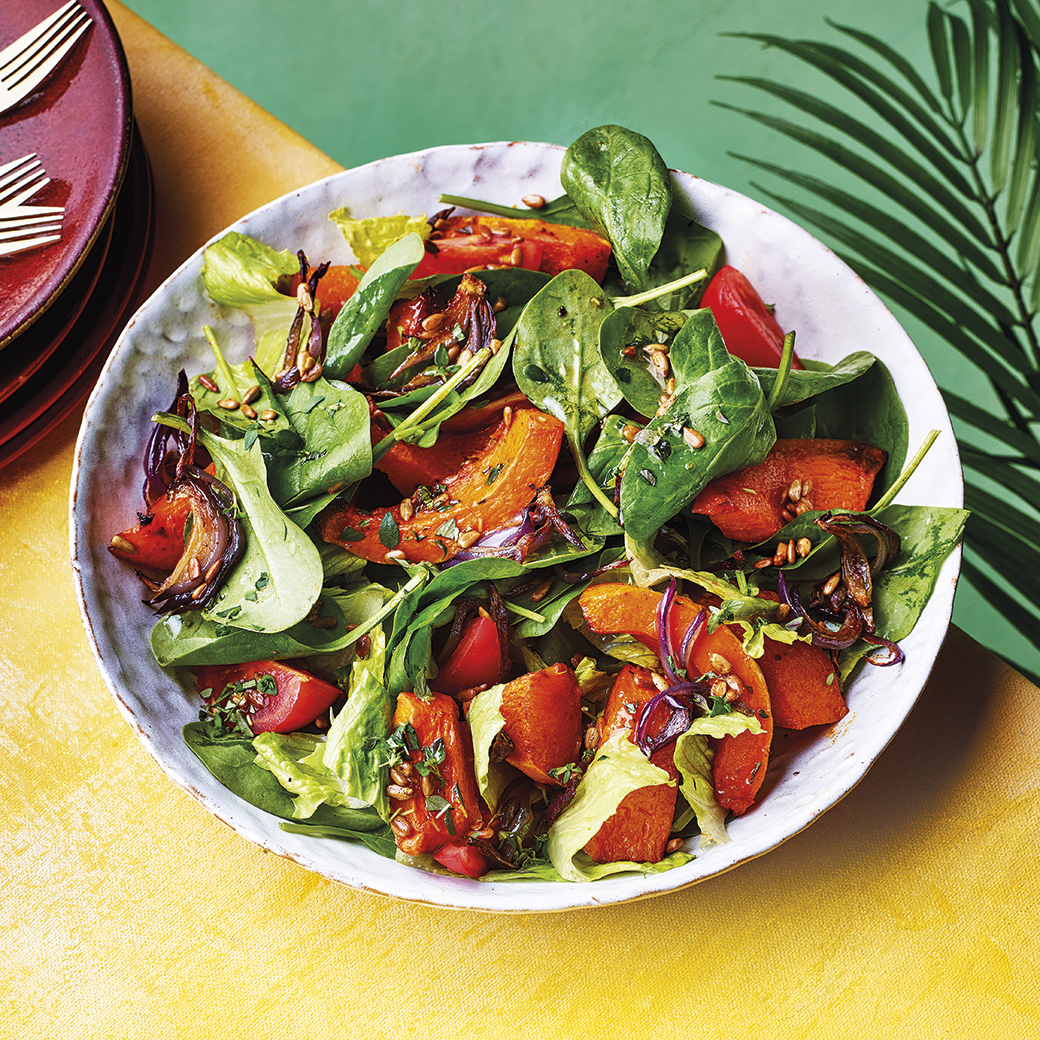 Butternut Salad with Honey Dressing