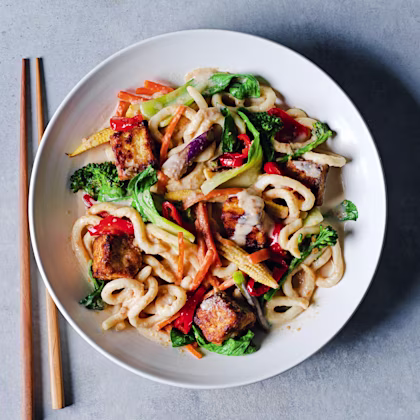 Tofu and Peanut Butter Stir-Fry