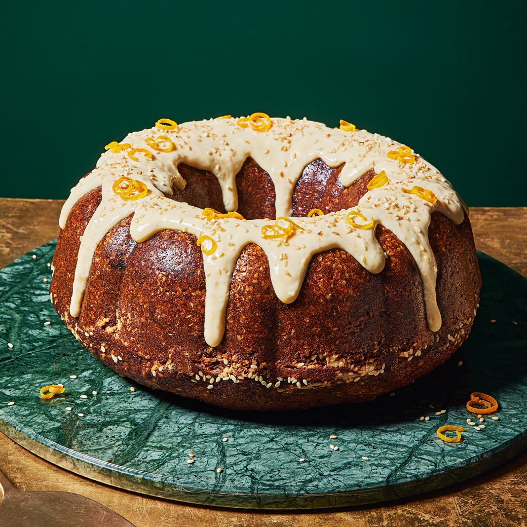 Orange and Tahini Carrot Cake