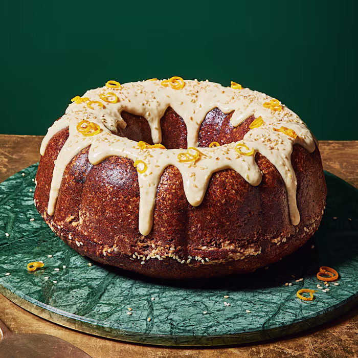 Orange and Tahini Carrot Cake
