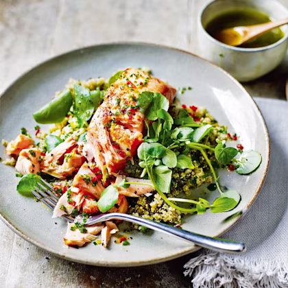 Salmon & Quinoa with Citrus & Chilli Dressing