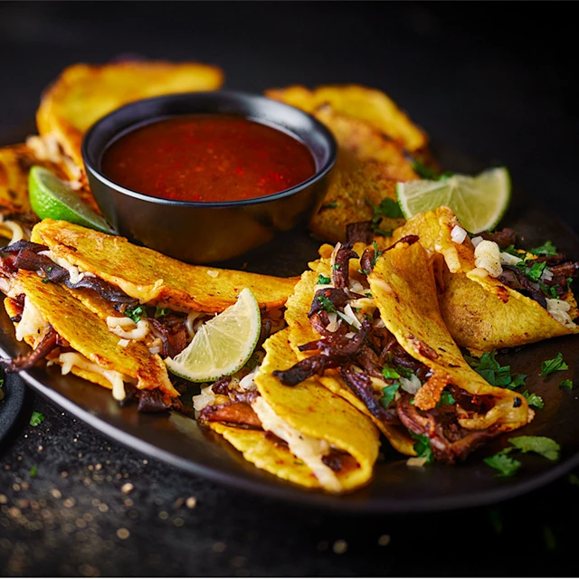 Mushroom Birria Tacos