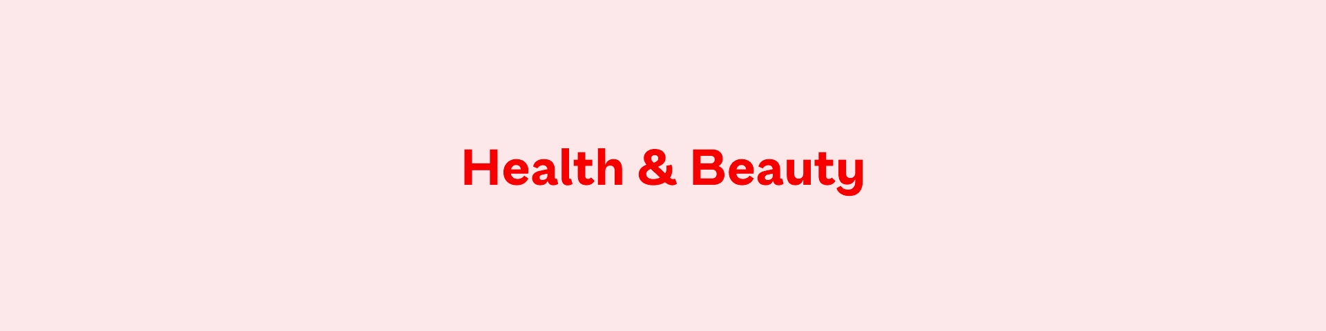 Health & Beauty