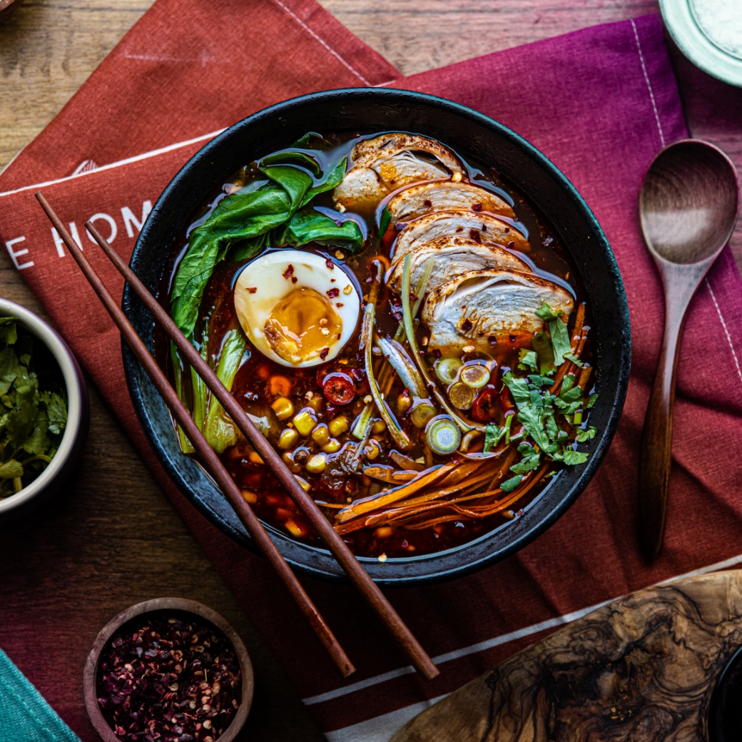 Sichuan Chicken and Sweetcorn Soup