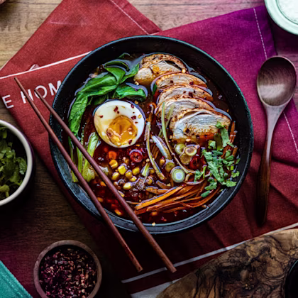 Sichuan Chicken and Sweetcorn Soup