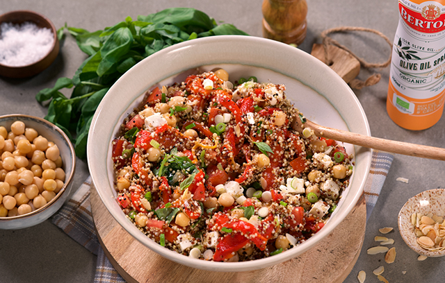 Bertolli’s Quinoa Salad with Roasted Peppers