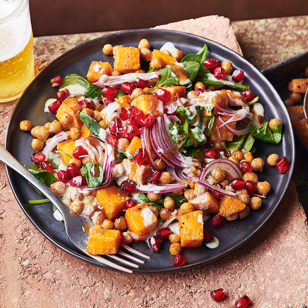 Warm Chickpea and Sweet Potato Salad
