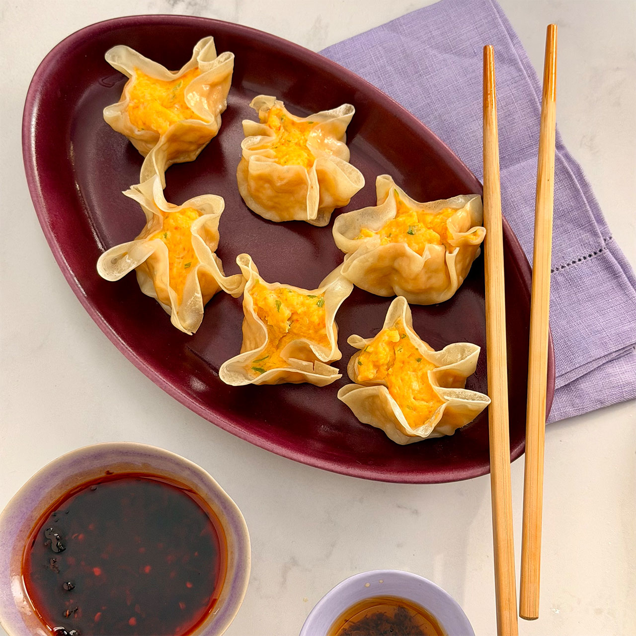 No-fold dumplings