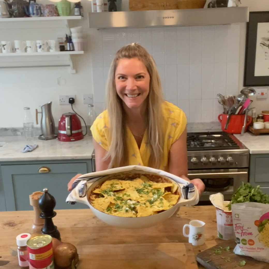 Vegan Chilli Nacho Bake