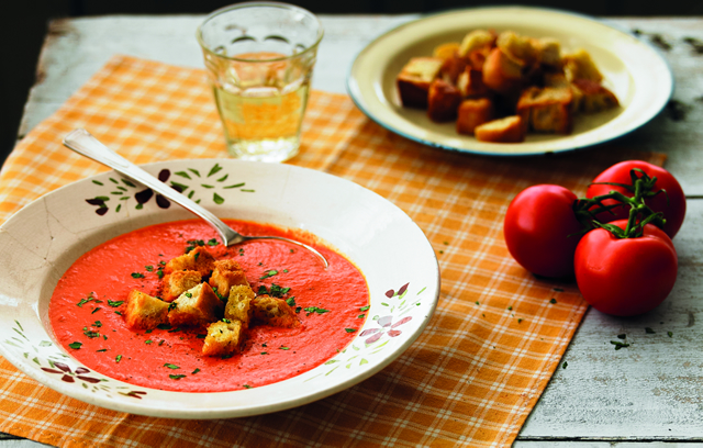 Creamy Red Pepper and Tomato Soup