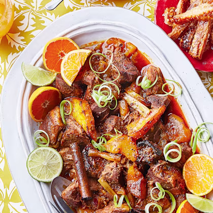 Slow-cooked Mango and Chipotle Pork with Crackling