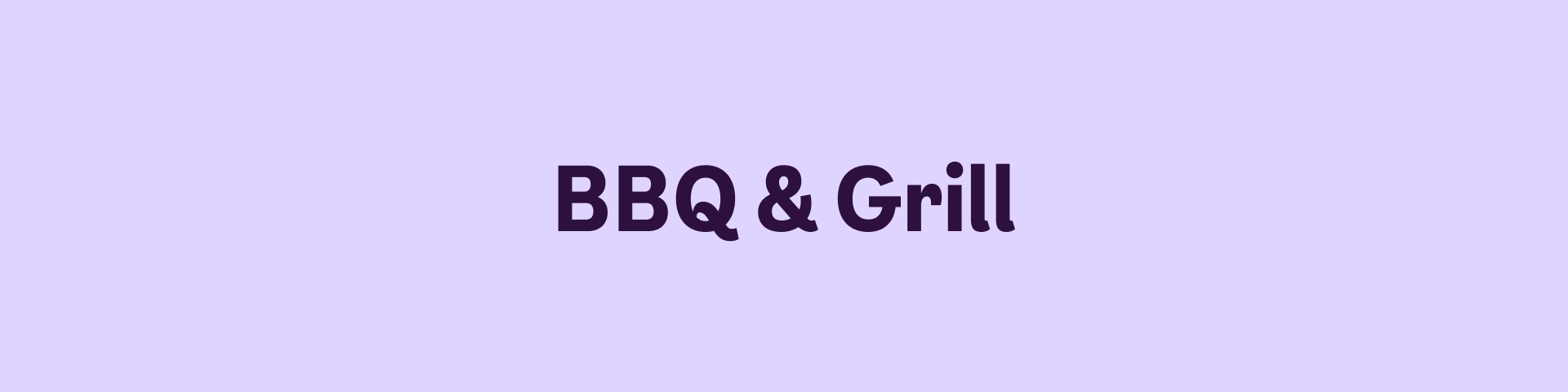 BBQ & Grill