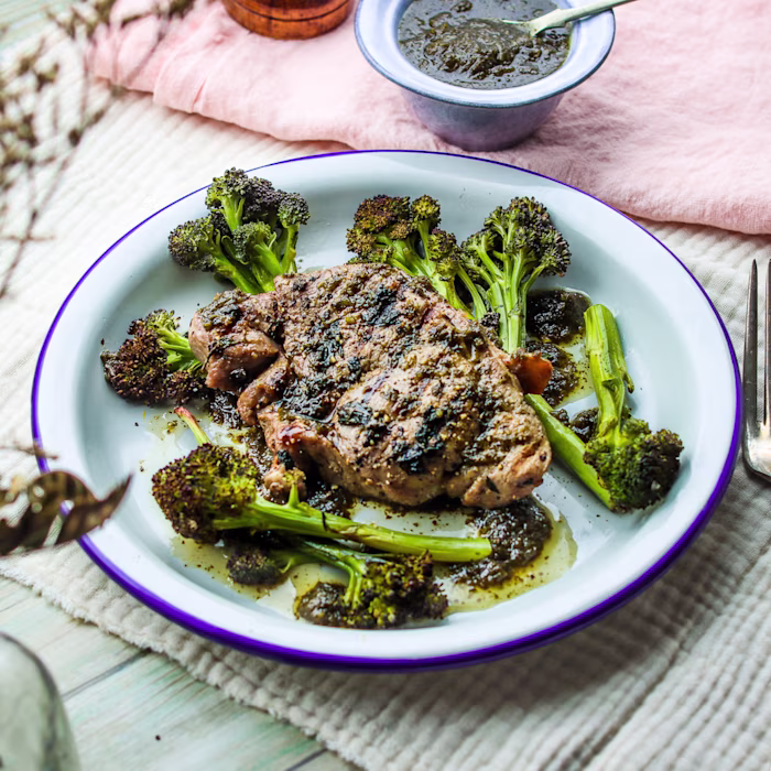 Air Fryer Lamb Steaks