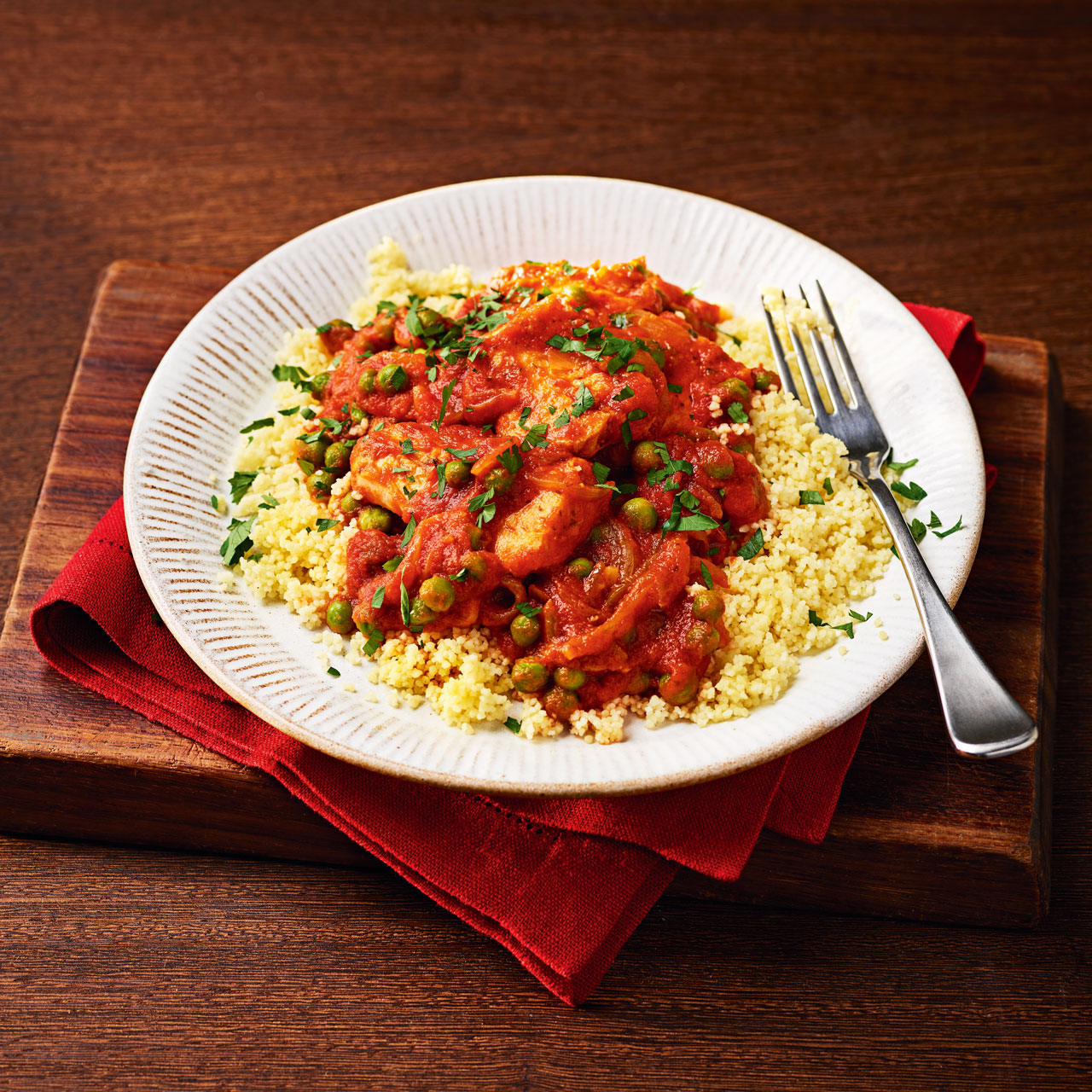 Aromatic Fish and Pea Tagine 