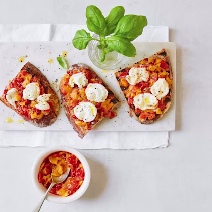 Sourdough Pepper Bruschetta