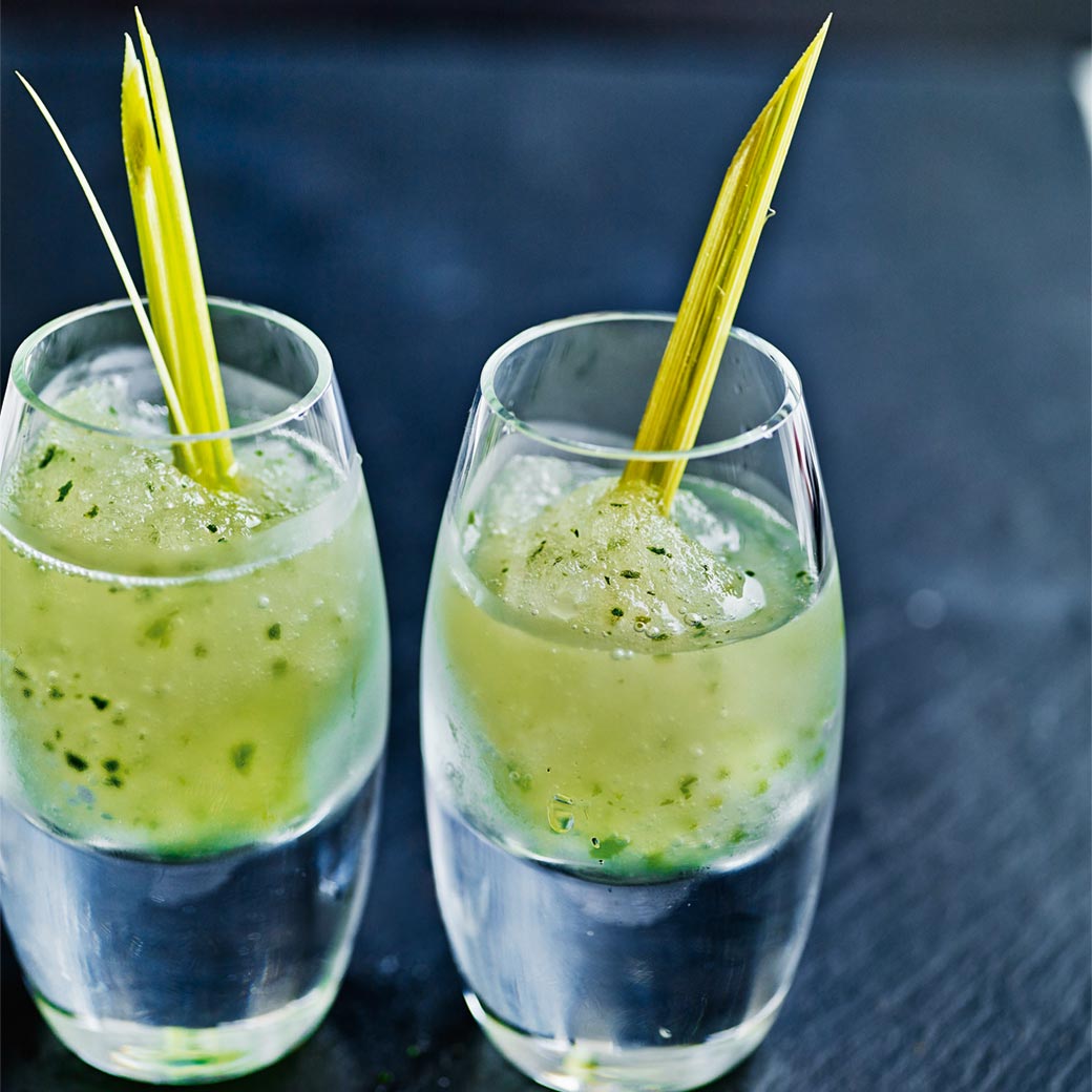 Sake and Lime Leaf Mojito