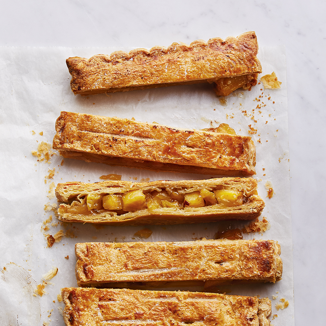 Caramelised Pineapple, Brown Sugar and Lime Pie