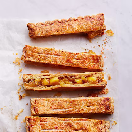 Caramelised Pineapple, Brown Sugar and Lime Pie