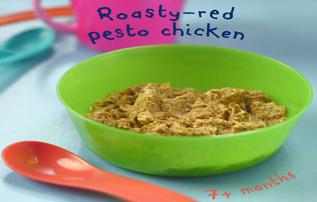 Ella’s Kitchen Roasty Red Pesto Chicken