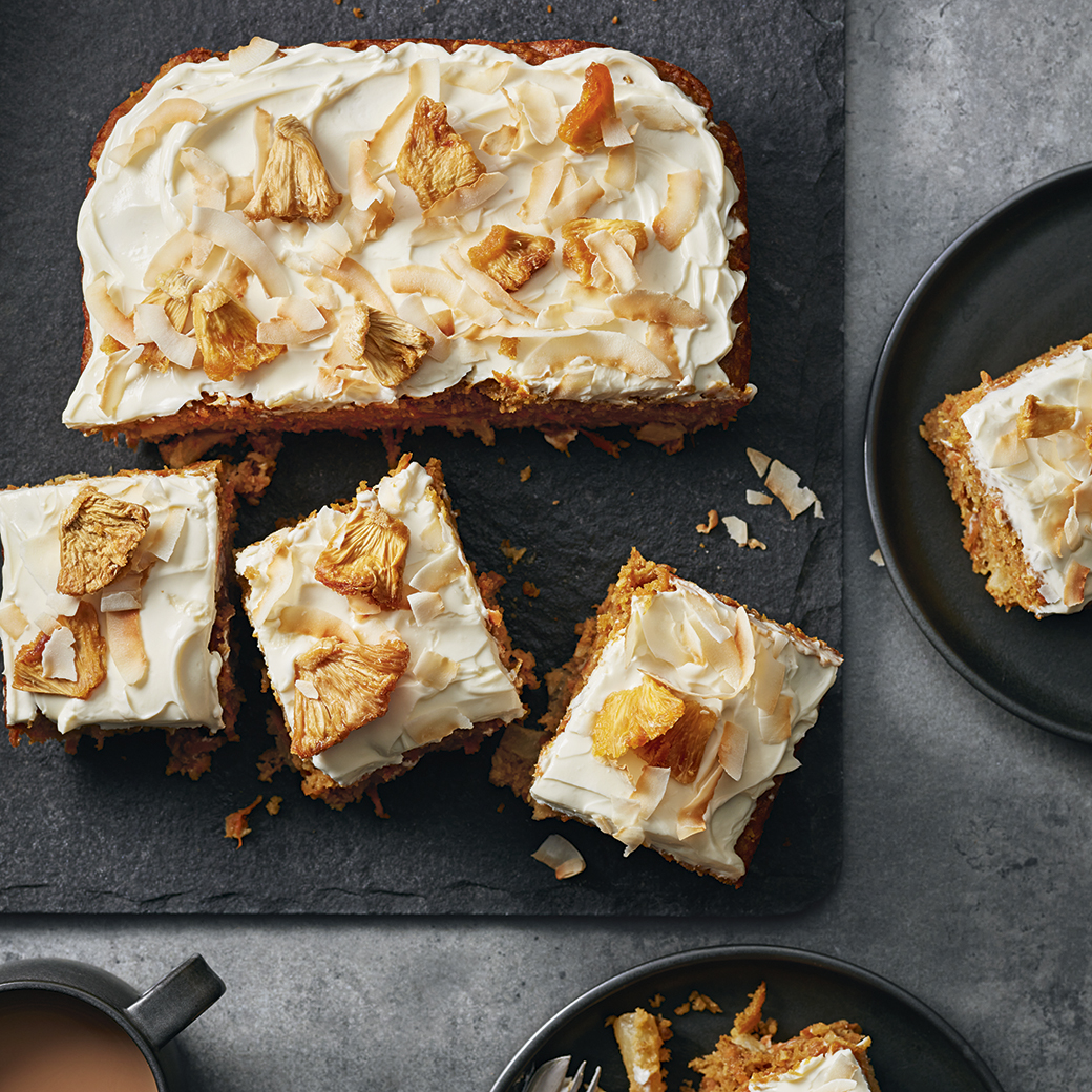 Pineapple, Carrot and Coconut Cake
