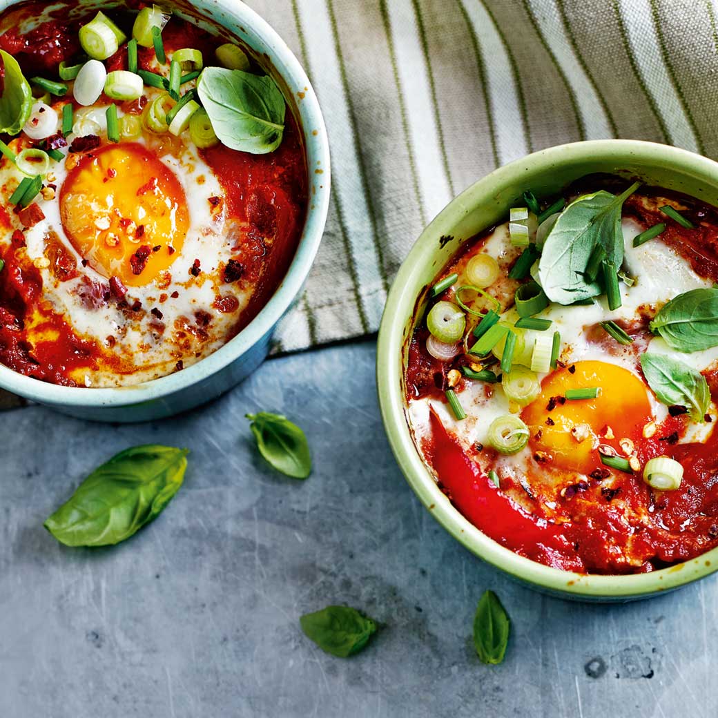 Baked Paprika Eggs