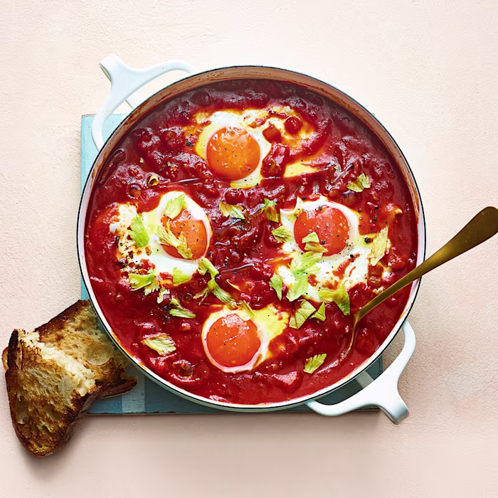Bloody Mary Horseradish Shakshuka